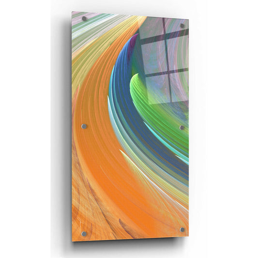 Epic Art 'Wind Waves IV' by James Burghardt, Acrylic Glass Wall Art,2:1