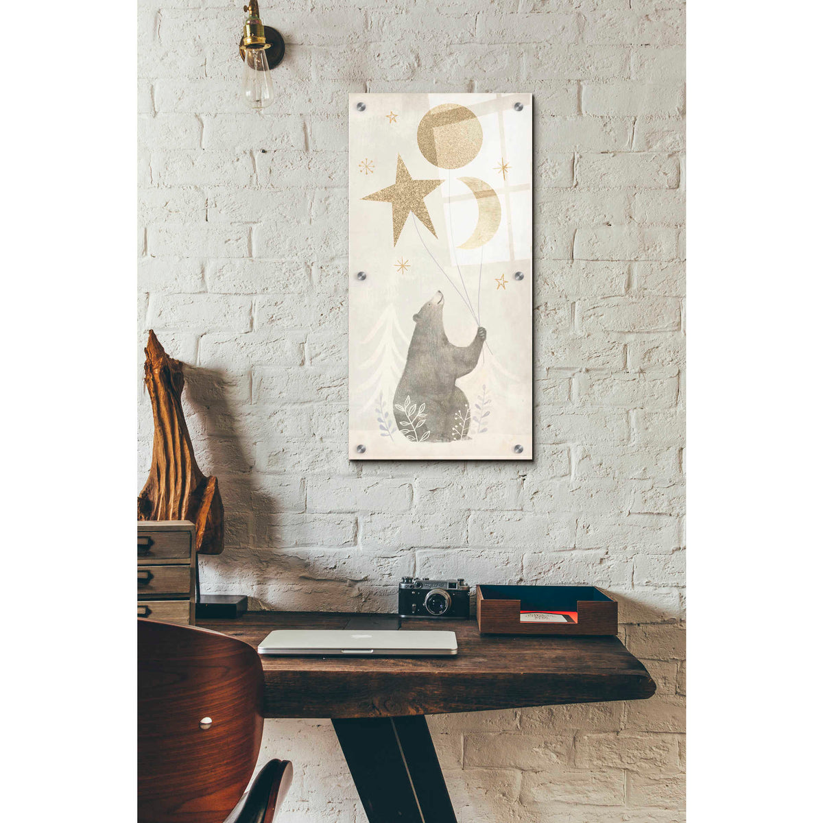 Epic Art 'Woodland Celebration Collection B' by Victoria Borges, Acrylic Glass Wall Art,12x24