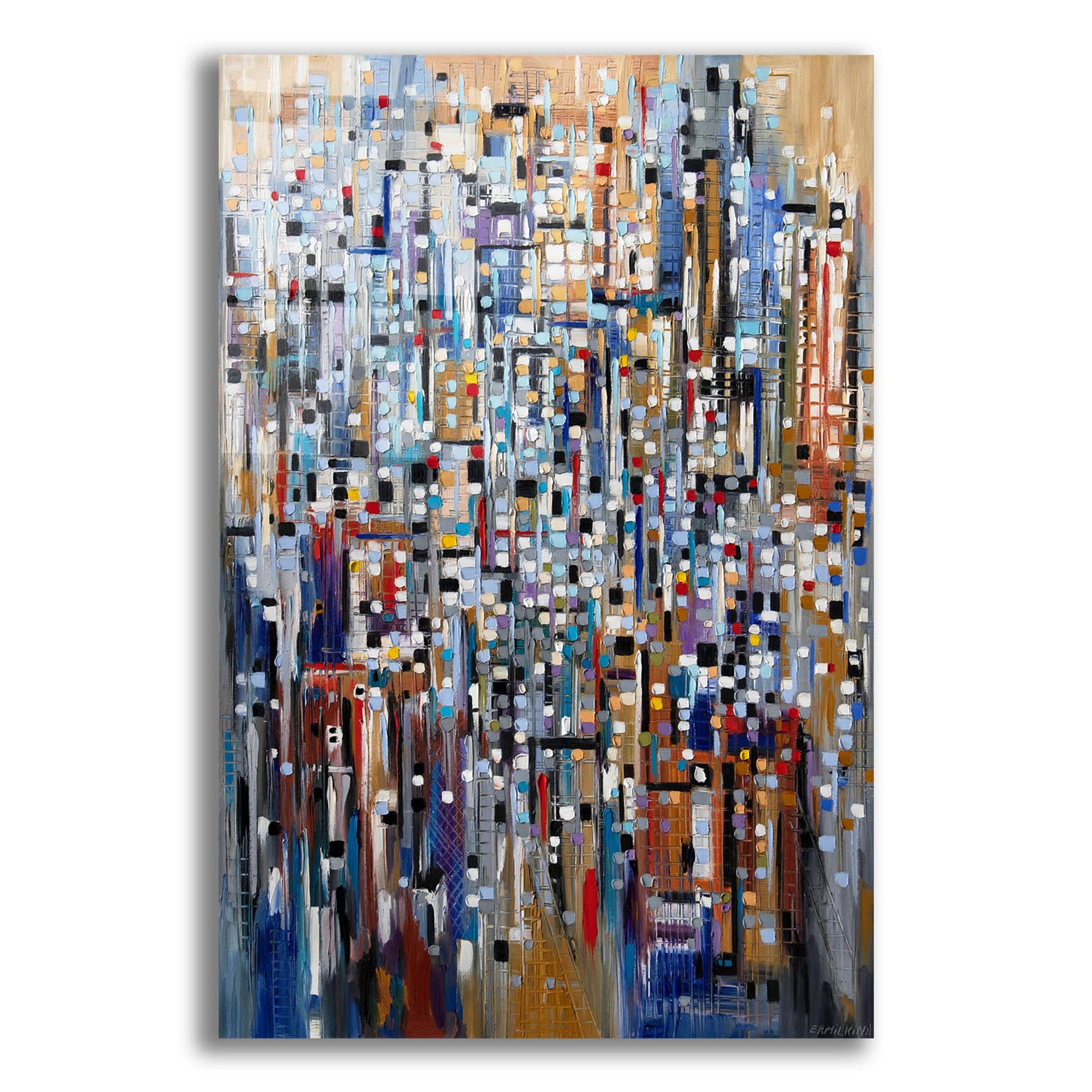 Epic Art 'Abstract Life' by Ekaterina Ermilkina, Acrylic Glass Wall Art,12x16