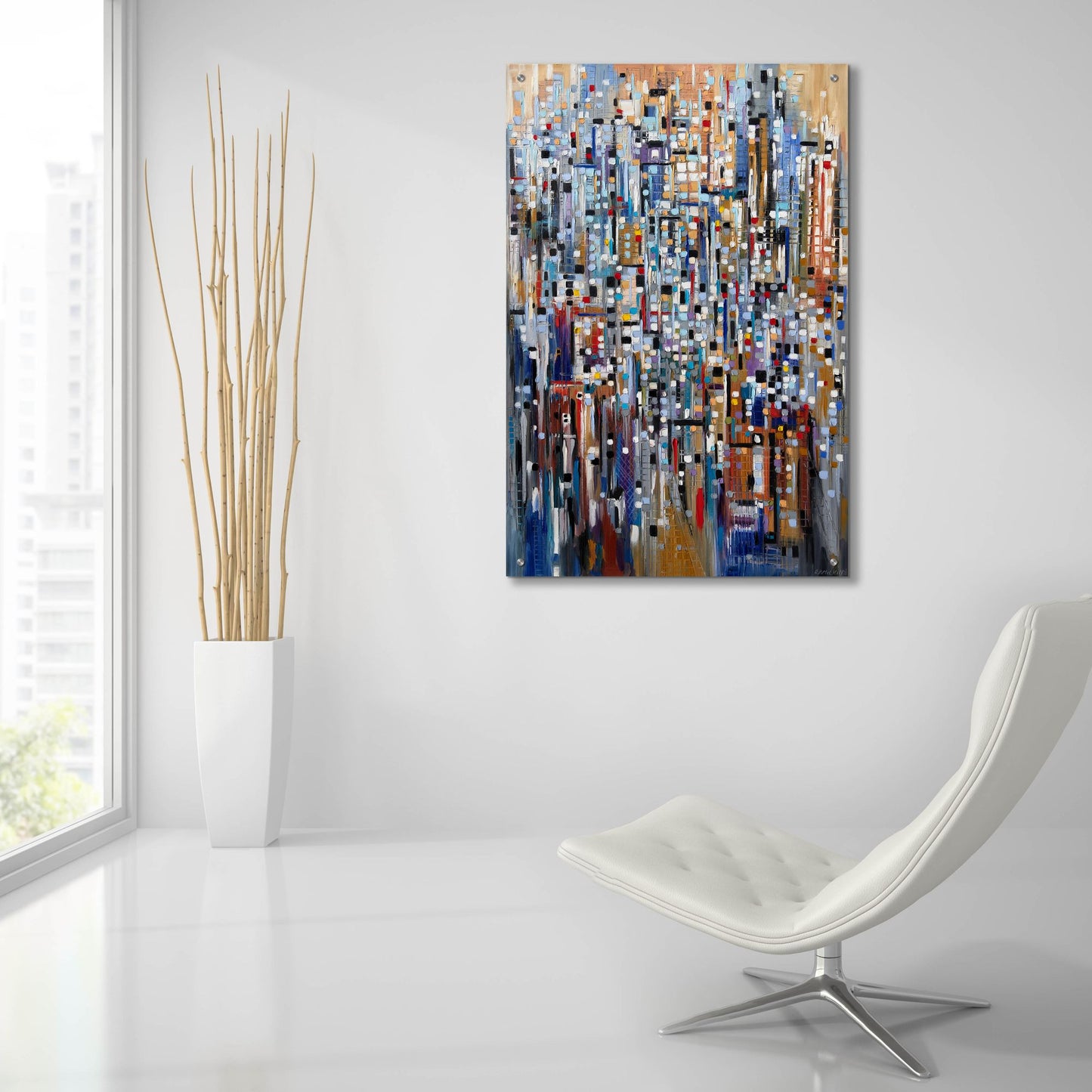 Epic Art 'Abstract Life' by Ekaterina Ermilkina, Acrylic Glass Wall Art,24x36