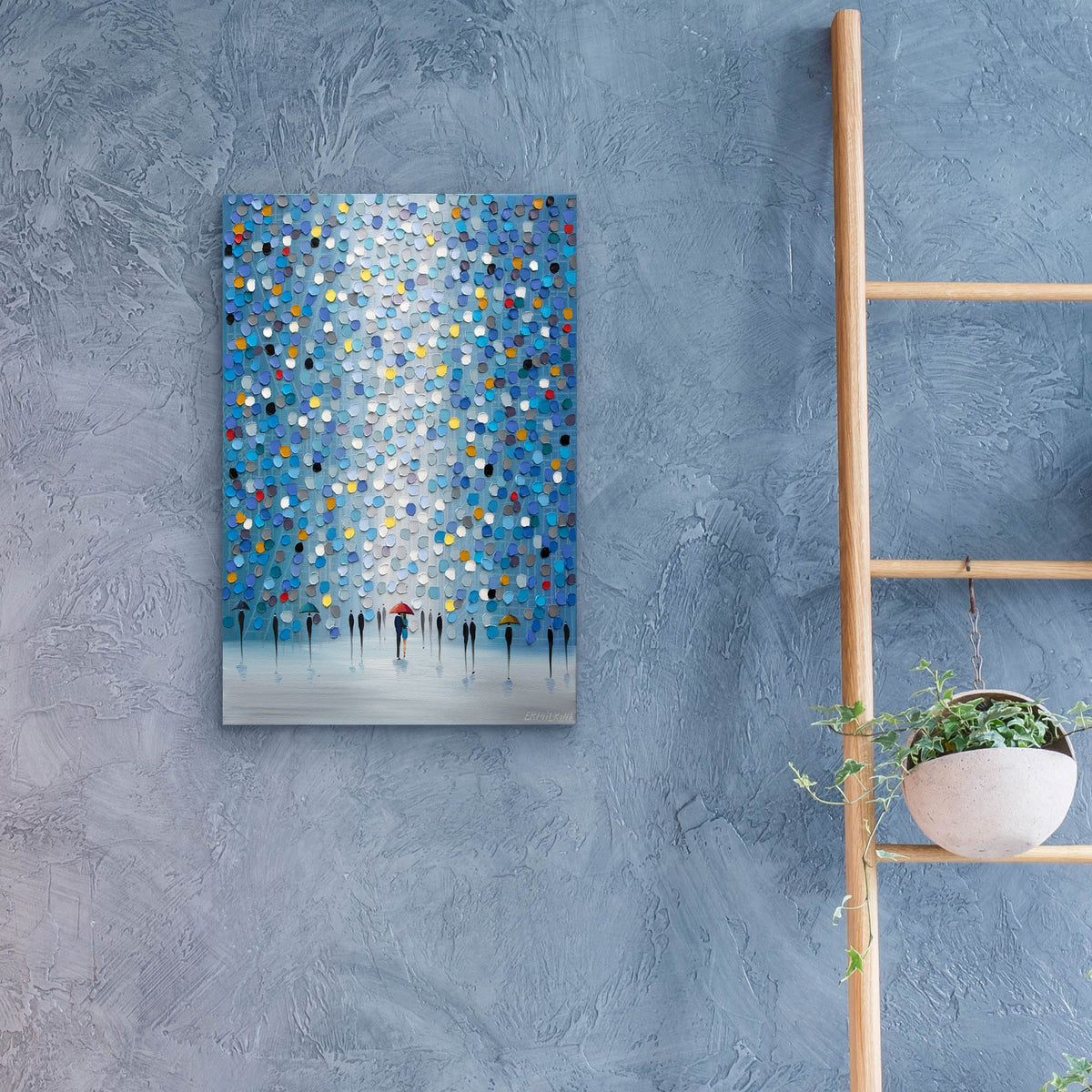 Epic Art 'Blue Heaven' by Ekaterina Ermilkina, Acrylic Glass Wall Art,16x24