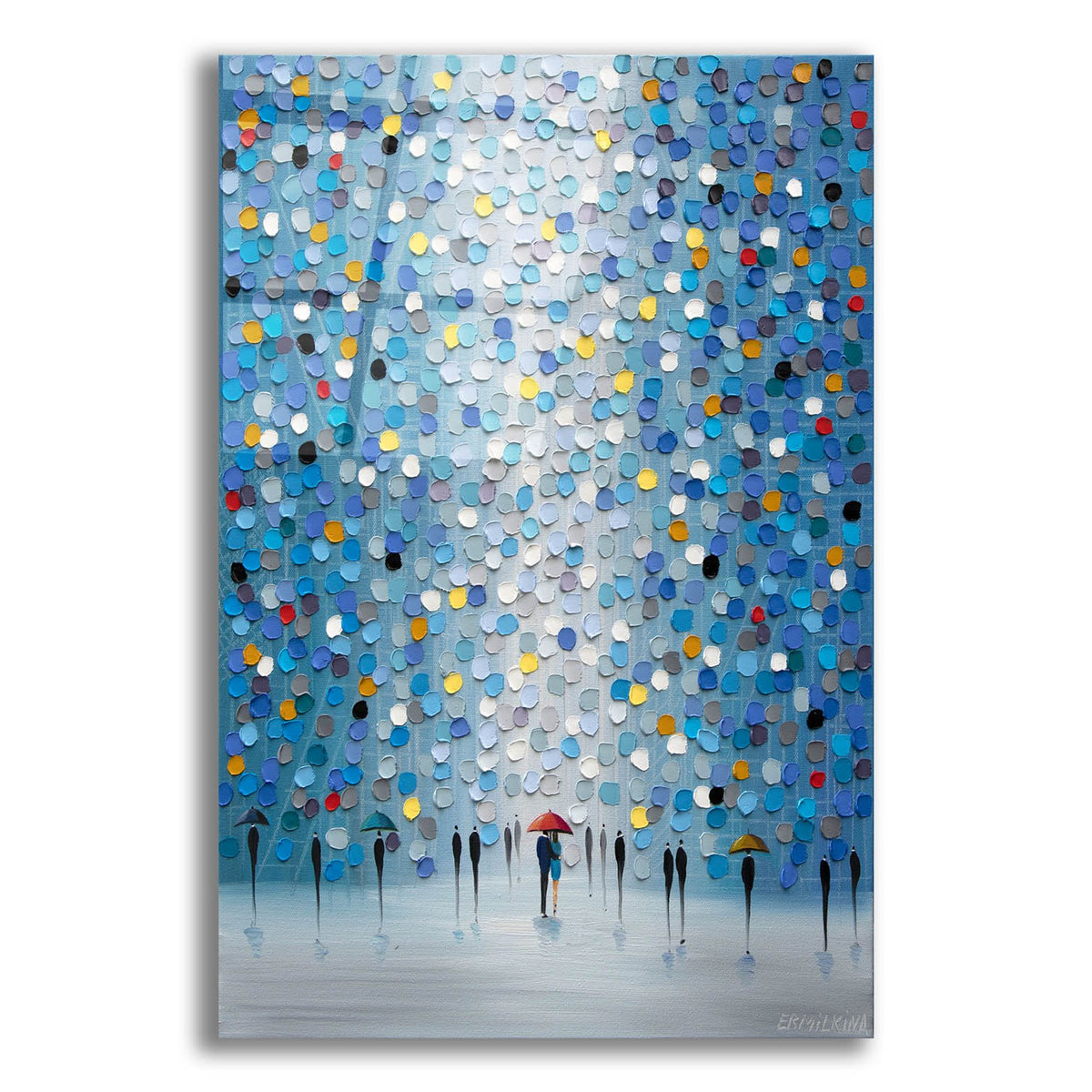 Epic Art 'Blue Heaven' by Ekaterina Ermilkina, Acrylic Glass Wall Art