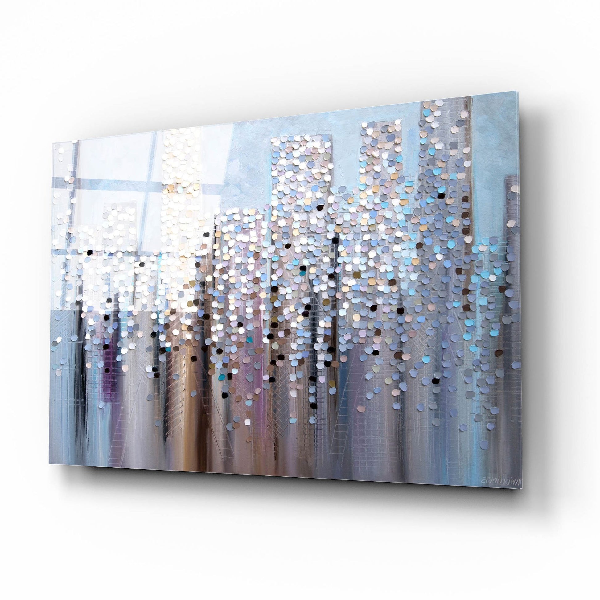 Epic Art 'Dreamy Skyline' by Ekaterina Ermilkina, Acrylic Glass Wall Art,16x12