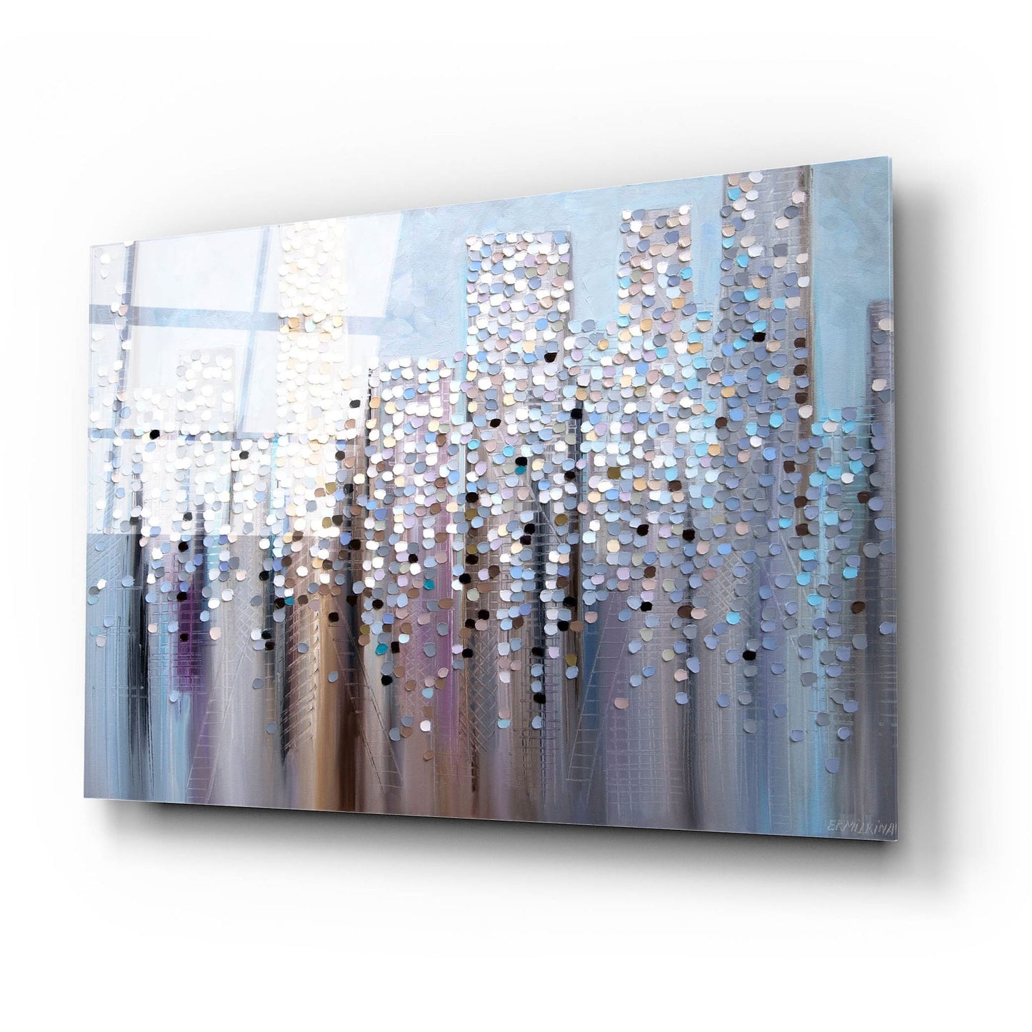 Epic Art 'Dreamy Skyline' by Ekaterina Ermilkina, Acrylic Glass Wall Art,24x16