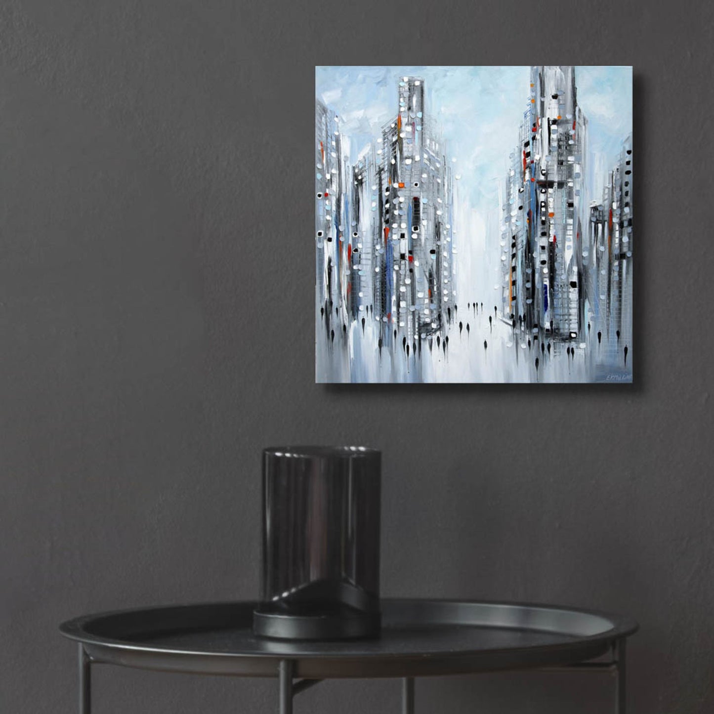 Epic Art 'Jam City' by Ekaterina Ermilkina, Acrylic Glass Wall Art,12x12