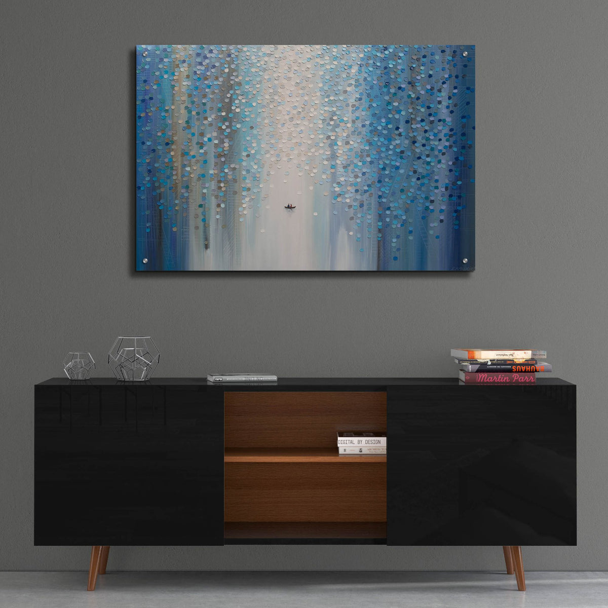 Epic Art 'Lovers' Erscape' by Ekaterina Ermilkina, Acrylic Glass Wall Art,36x24
