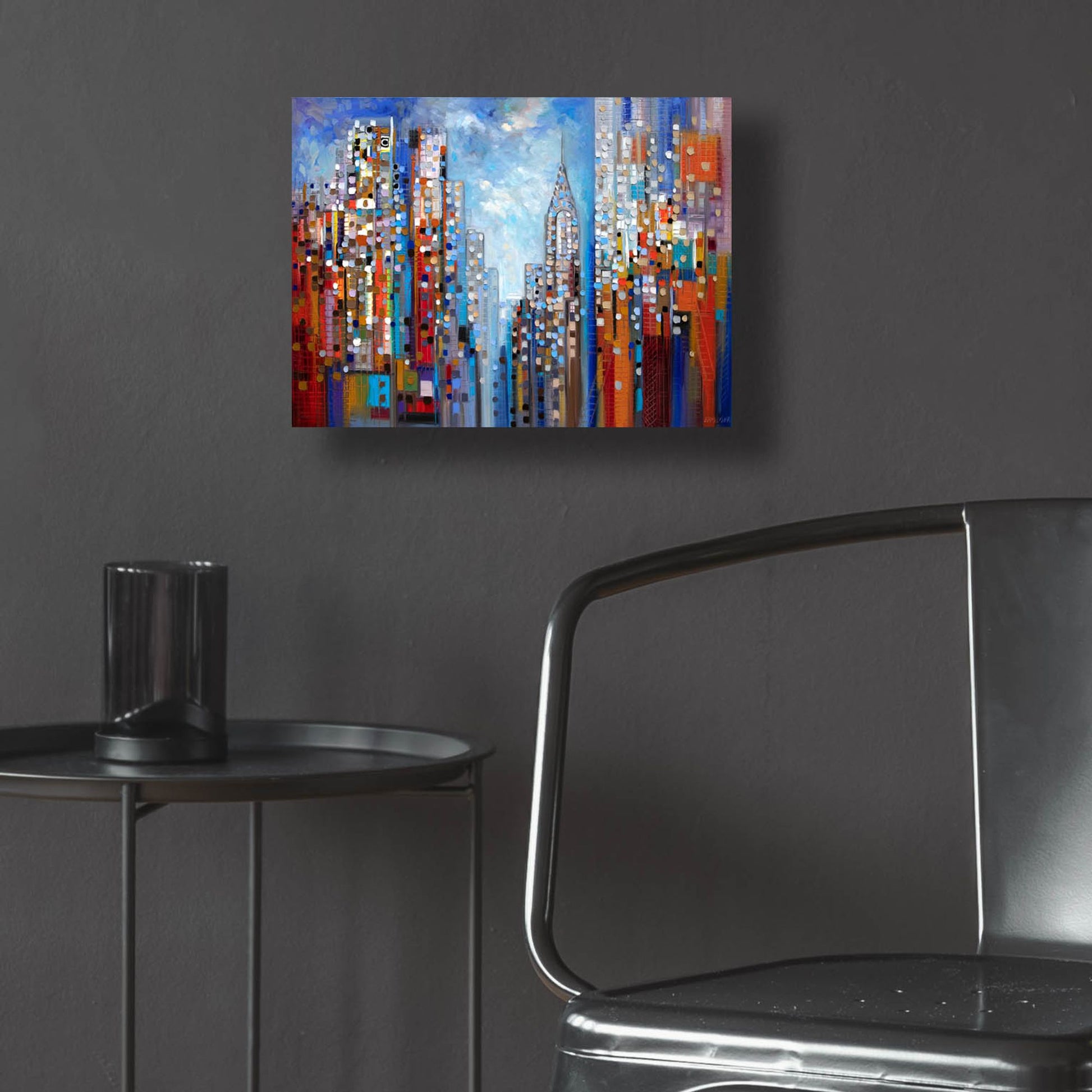 Epic Art 'Manhattan' by Ekaterina Ermilkina, Acrylic Glass Wall Art,16x12