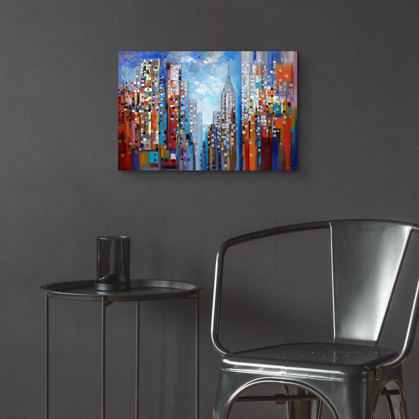 Epic Art 'Manhattan' by Ekaterina Ermilkina, Acrylic Glass Wall Art,24x16