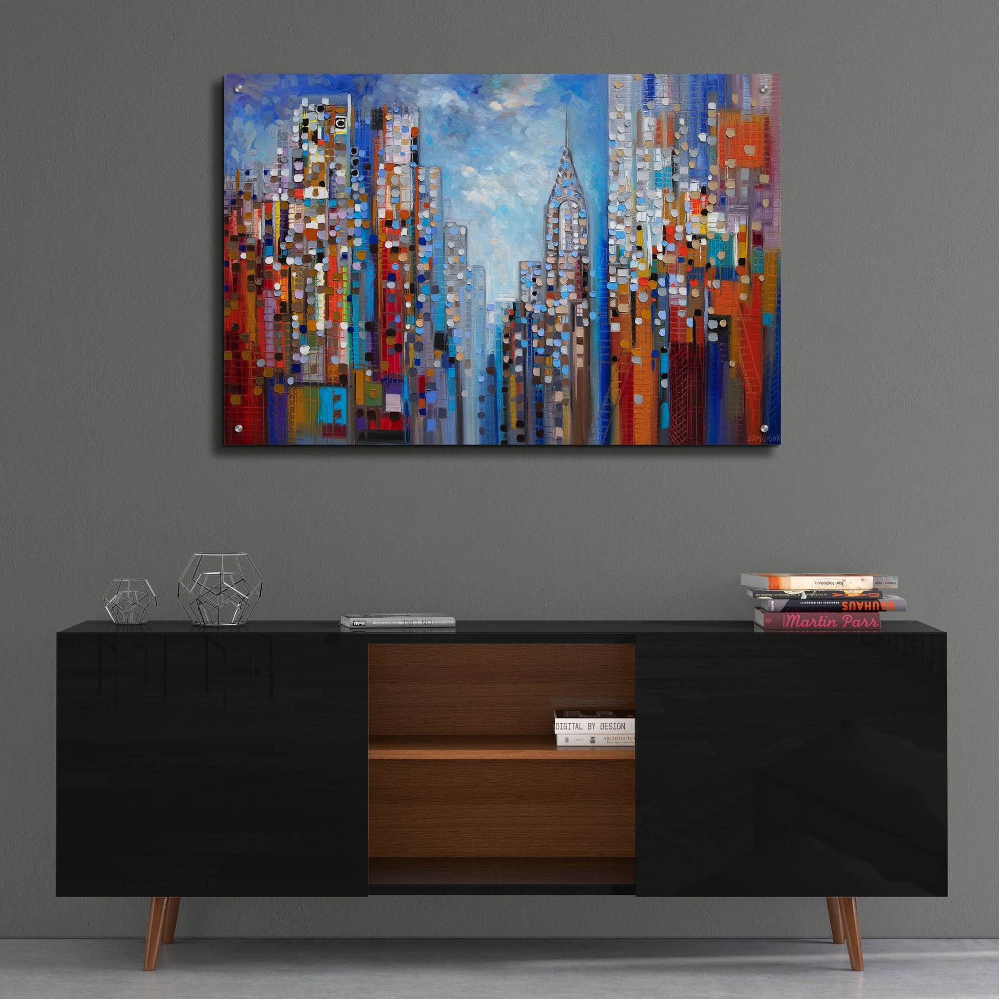 Epic Art 'Manhattan' by Ekaterina Ermilkina, Acrylic Glass Wall Art,36x24