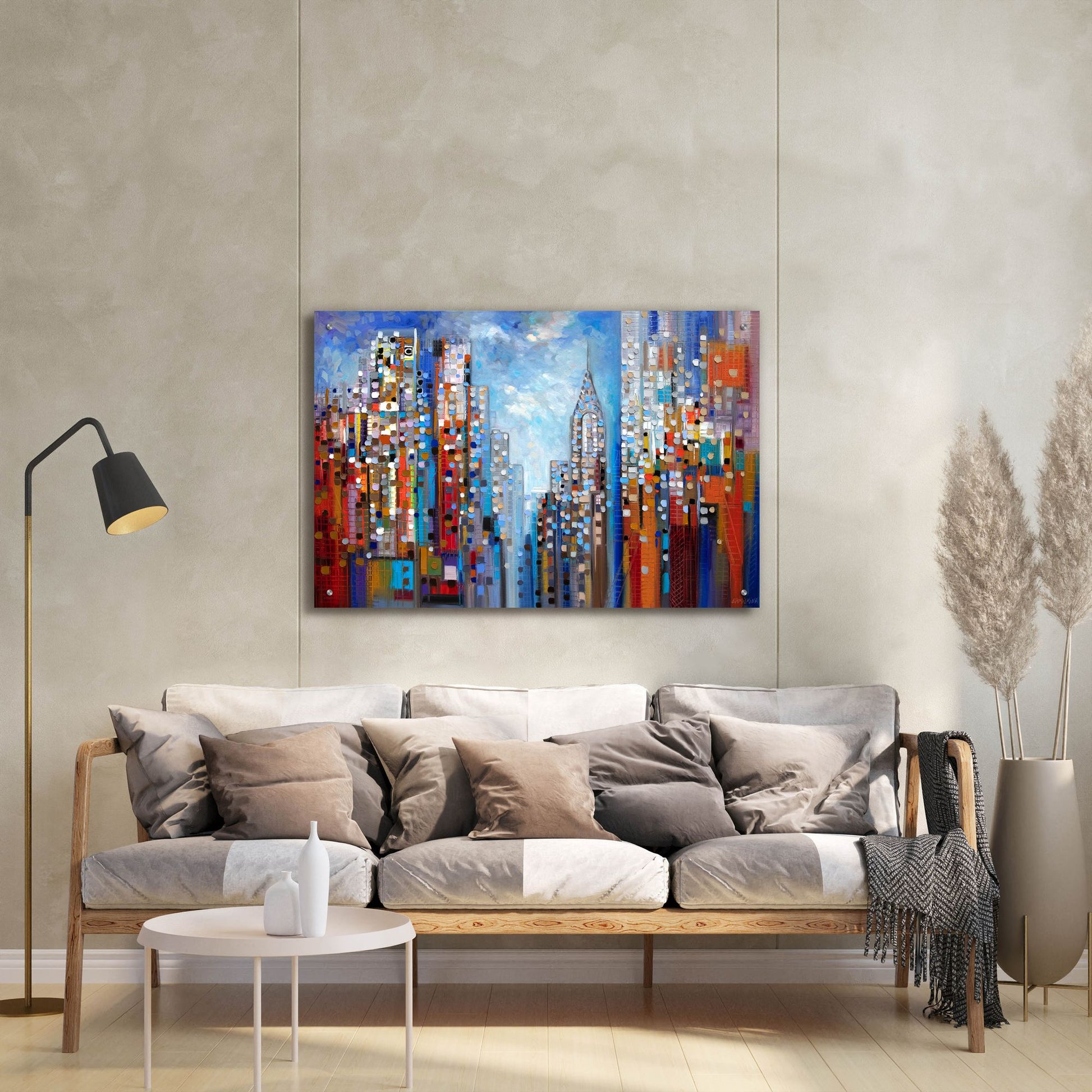 Epic Art 'Manhattan' by Ekaterina Ermilkina, Acrylic Glass Wall Art,36x24