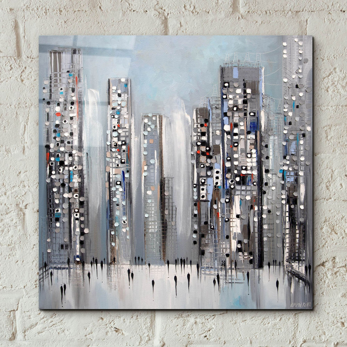 Epic Art 'Modern Life' by Ekaterina Ermilkina, Acrylic Glass Wall Art,12x12