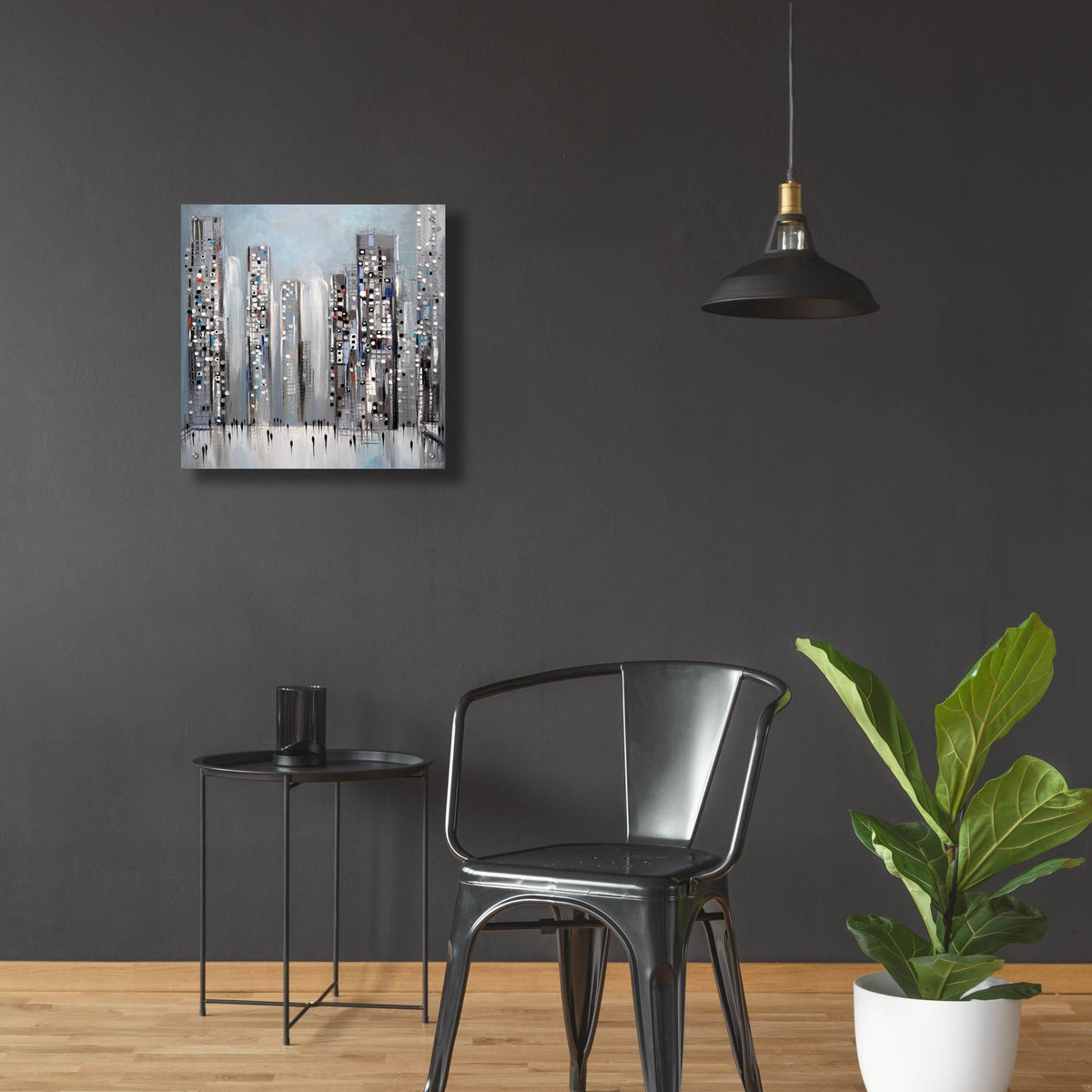 Epic Art 'Modern Life' by Ekaterina Ermilkina, Acrylic Glass Wall Art,24x24