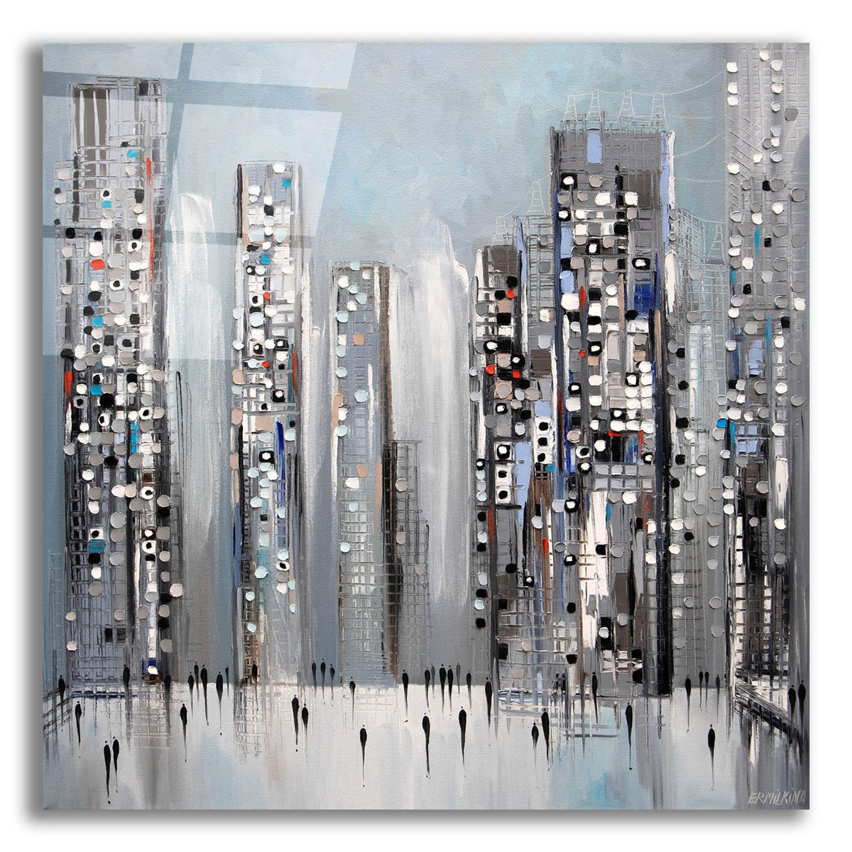 Epic Art 'Modern Life' by Ekaterina Ermilkina, Acrylic Glass Wall Art