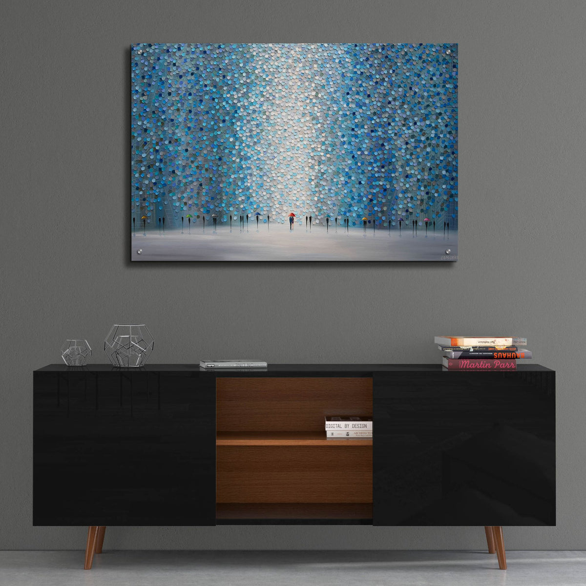 Epic Art 'Morning Rain' by Ekaterina Ermilkina, Acrylic Glass Wall Art,36x24
