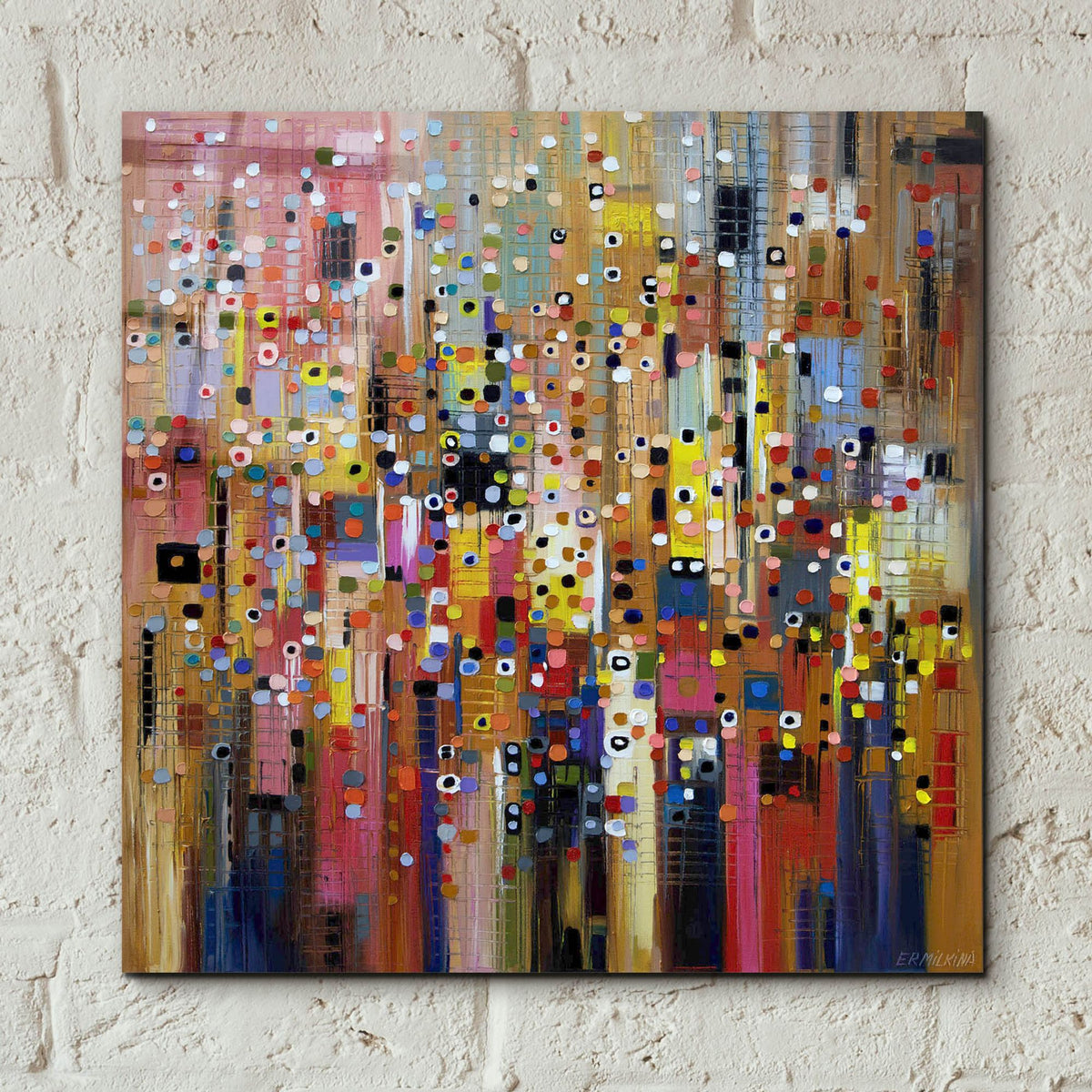 Epic Art 'Nocturne' by Ekaterina Ermilkina, Acrylic Glass Wall Art,12x12