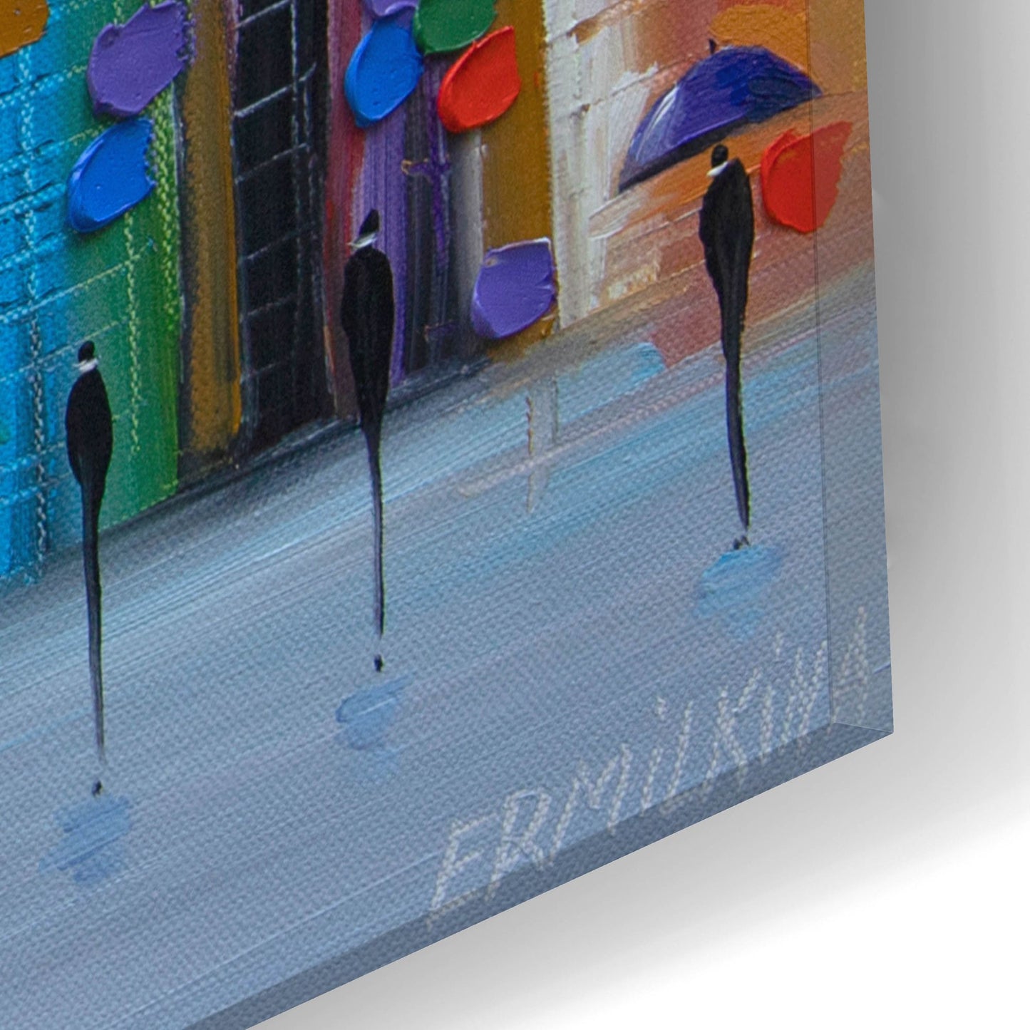 Epic Art 'Rainy Fantasy' by Ekaterina Ermilkina, Acrylic Glass Wall Art,24x12