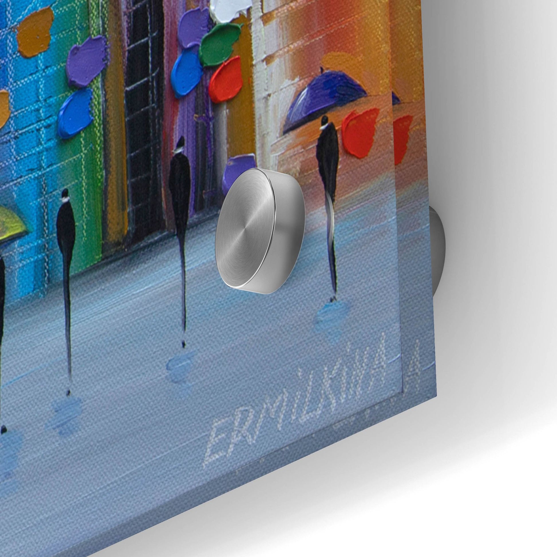 Epic Art 'Rainy Fantasy' by Ekaterina Ermilkina, Acrylic Glass Wall Art,48x24