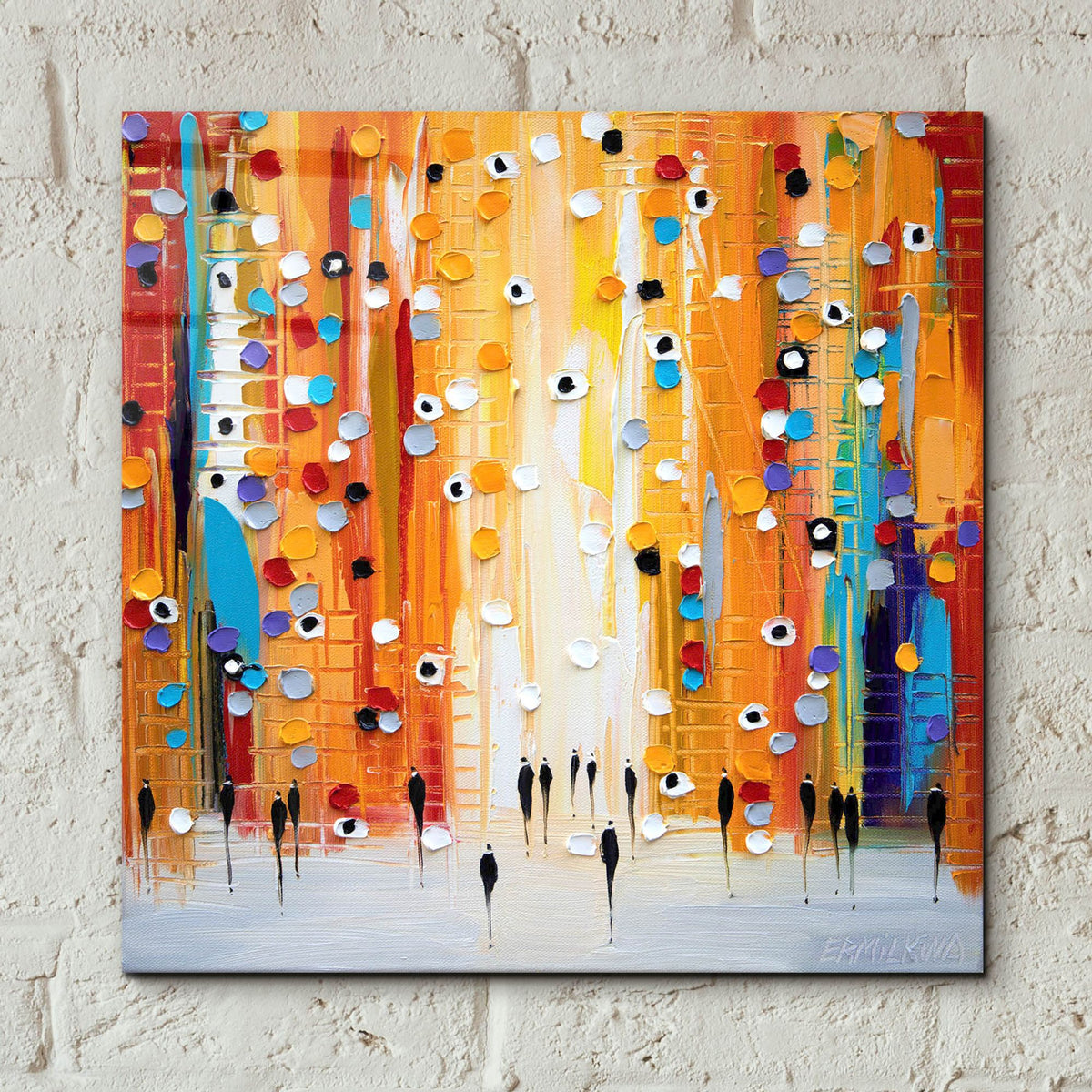 Epic Art 'Sunset Mood' by Ekaterina Ermilkina, Acrylic Glass Wall Art,12x12