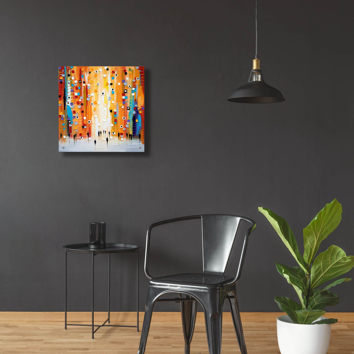 Epic Art 'Sunset Mood' by Ekaterina Ermilkina, Acrylic Glass Wall Art,24x24