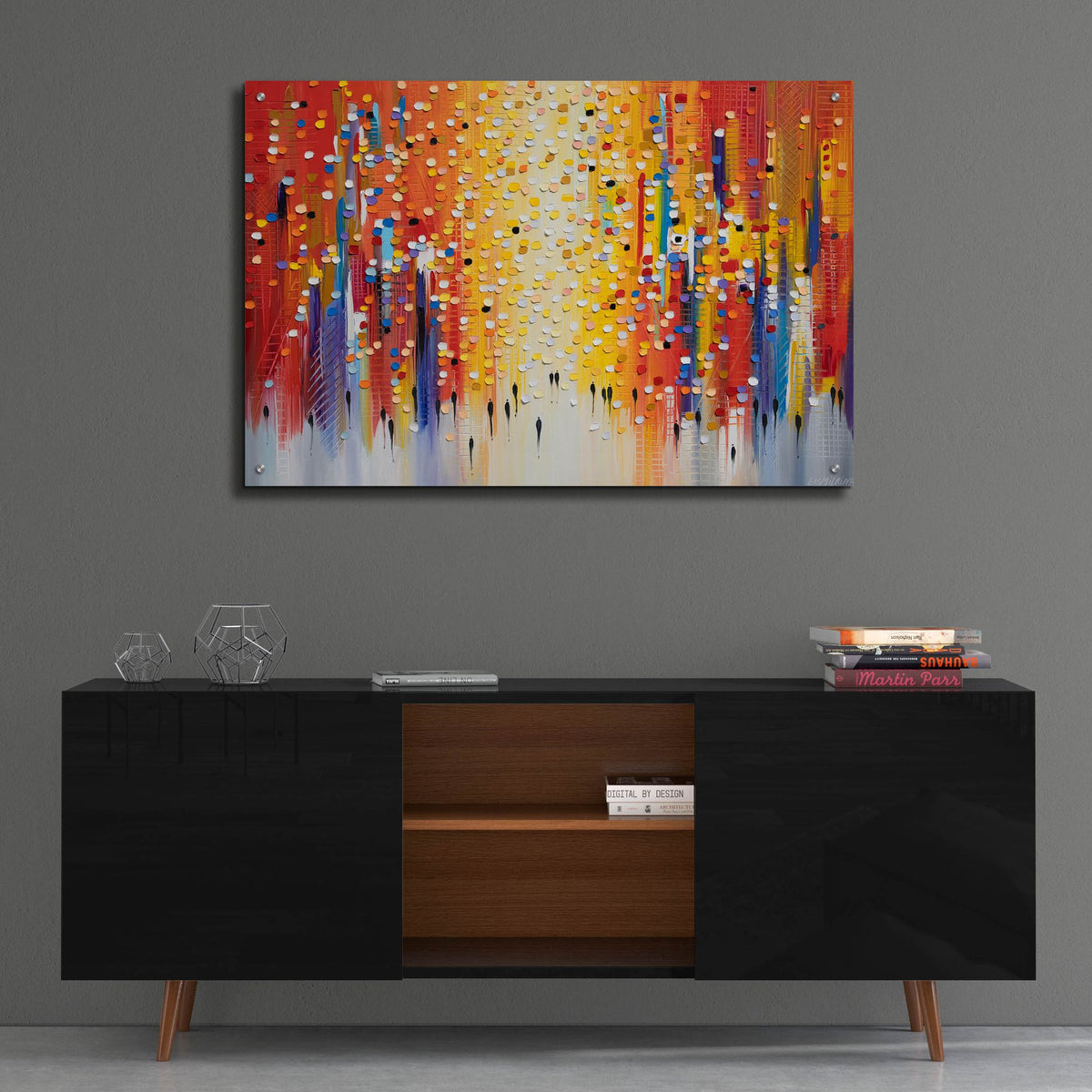 Epic Art 'Sunset Sky' by Ekaterina Ermilkina, Acrylic Glass Wall Art,36x24