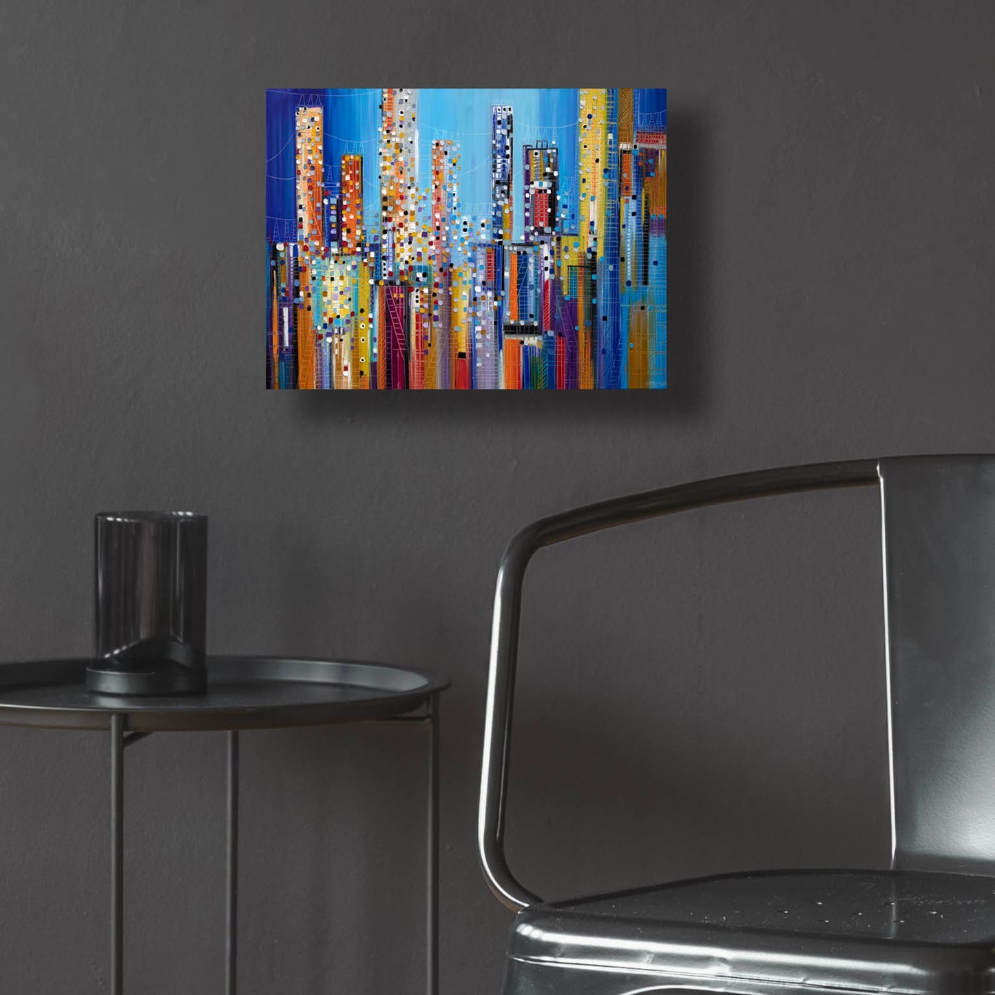 Epic Art 'Urban Core' by Ekaterina Ermilkina, Acrylic Glass Wall Art,16x12