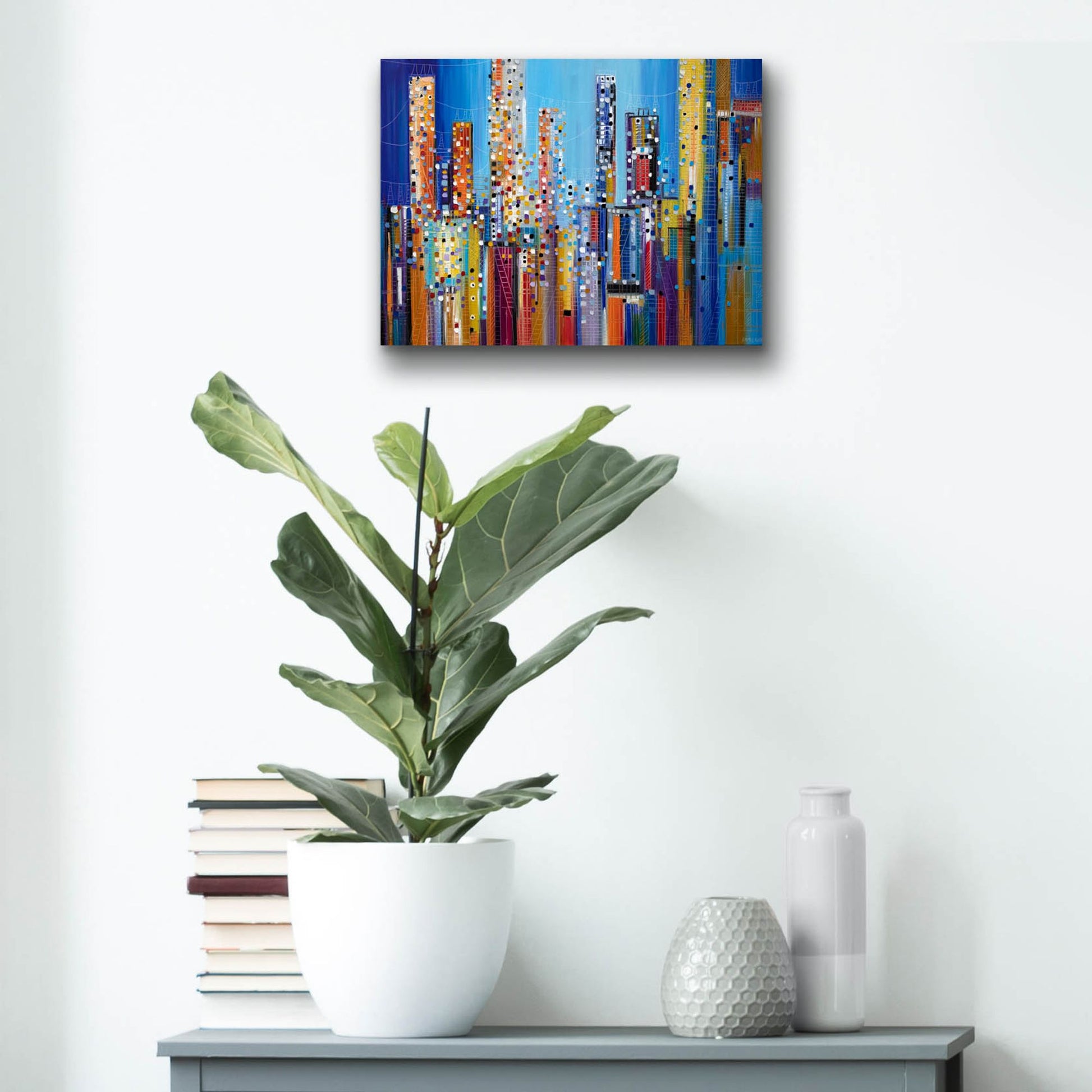 Epic Art 'Urban Core' by Ekaterina Ermilkina, Acrylic Glass Wall Art,16x12