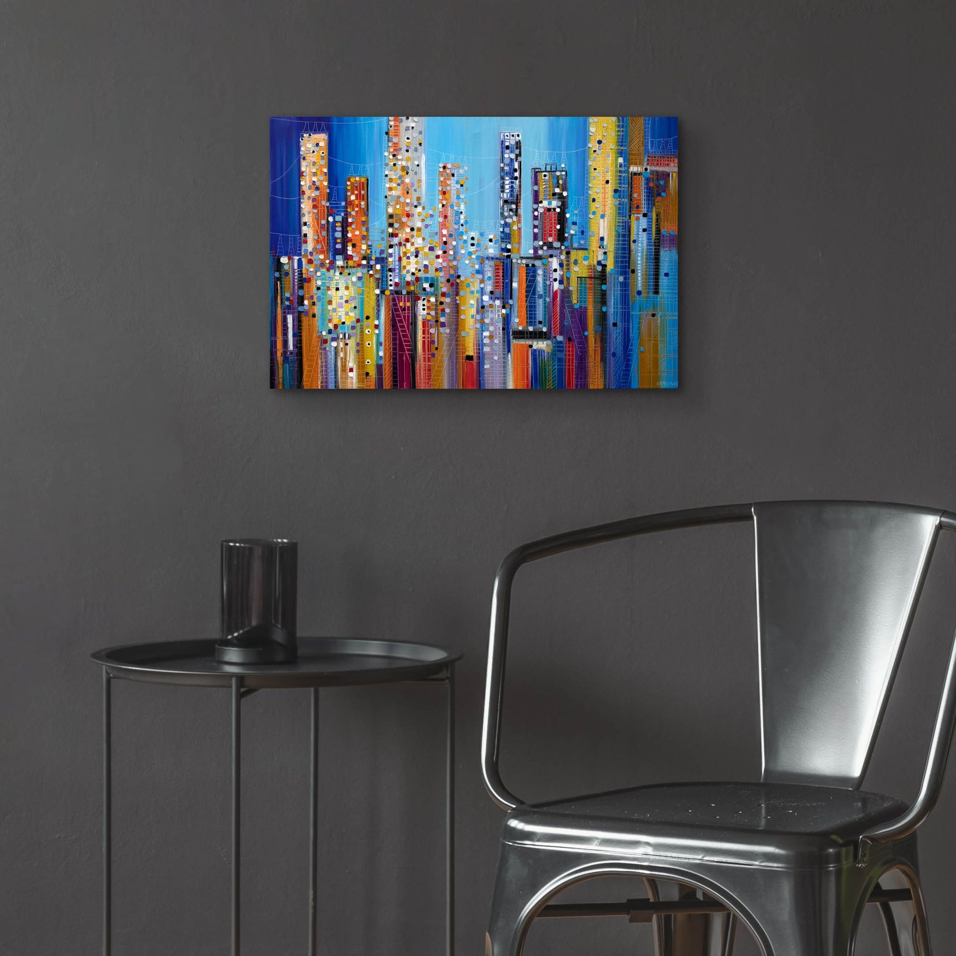 Epic Art 'Urban Core' by Ekaterina Ermilkina, Acrylic Glass Wall Art,24x16