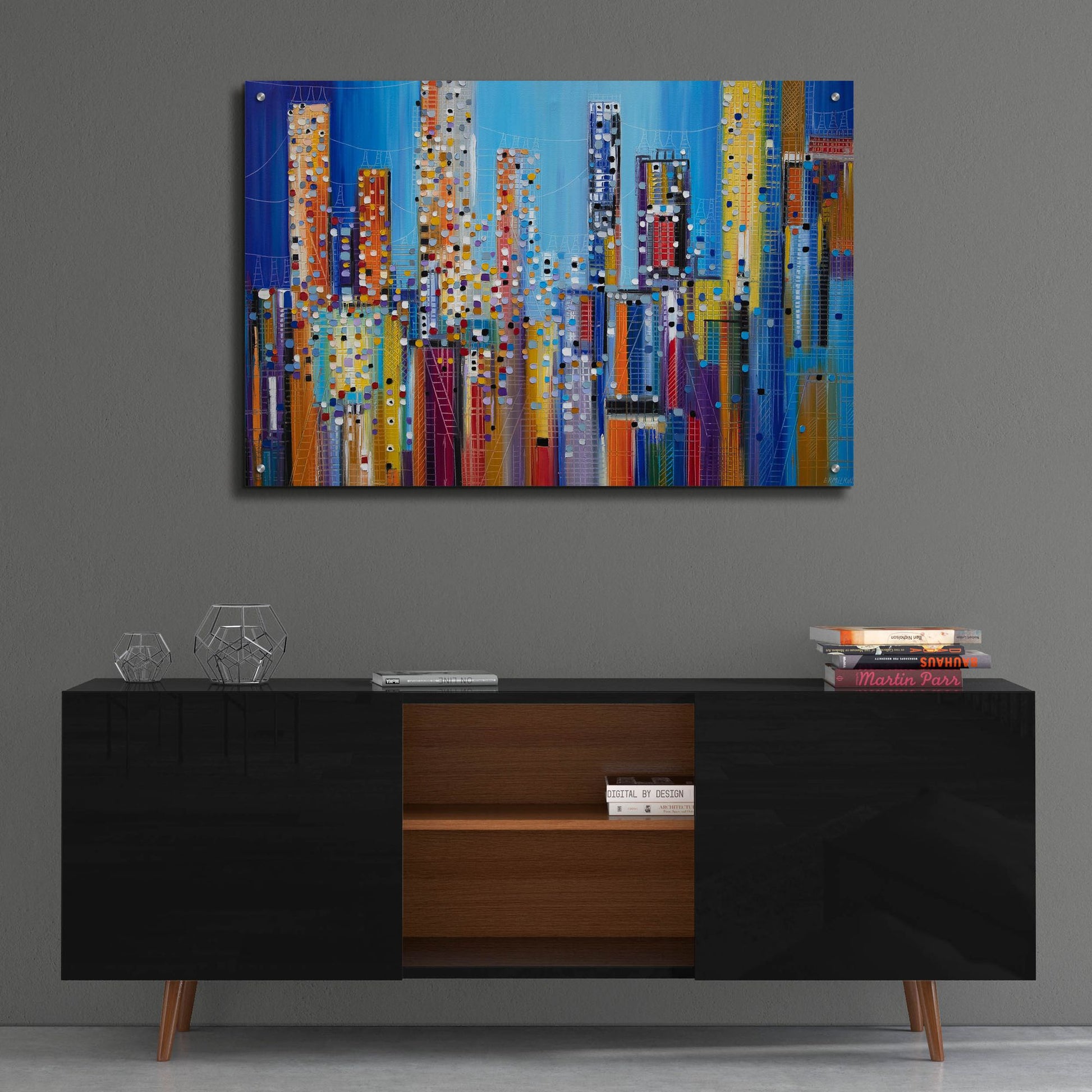 Epic Art 'Urban Core' by Ekaterina Ermilkina, Acrylic Glass Wall Art,36x24