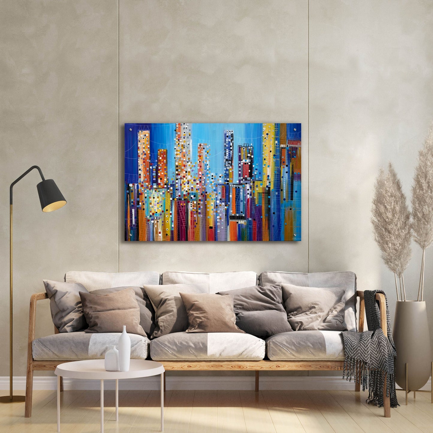 Epic Art 'Urban Core' by Ekaterina Ermilkina, Acrylic Glass Wall Art,36x24