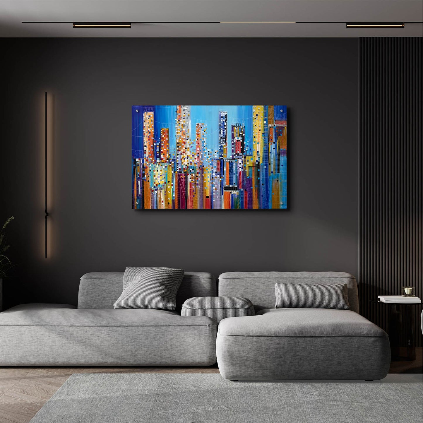 Epic Art 'Urban Core' by Ekaterina Ermilkina, Acrylic Glass Wall Art,36x24