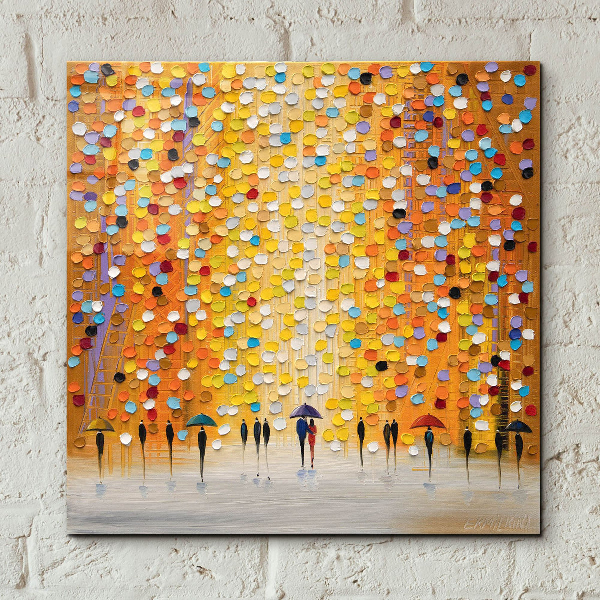 Epic Art 'Yesterday's Rain' by Ekaterina Ermilkina, Acrylic Glass Wall Art,12x12