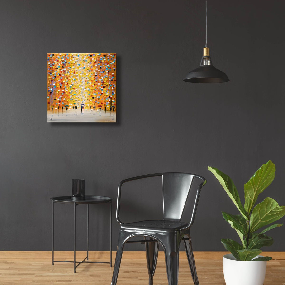 Epic Art 'Yesterday's Rain' by Ekaterina Ermilkina, Acrylic Glass Wall Art,24x24