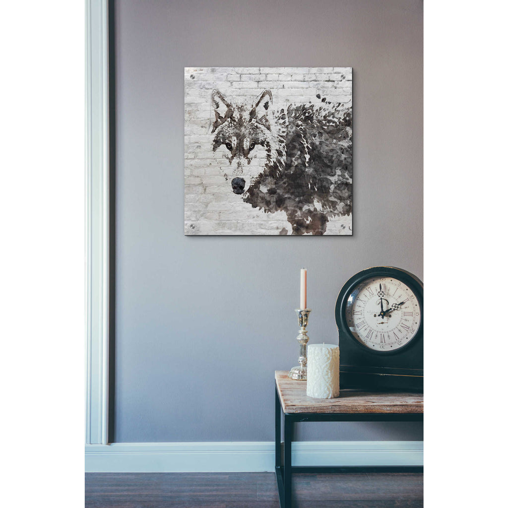 Epic Art 'Lone Wolf' by Irena Orlov,  Acrylic Glass Wall Art,24x24