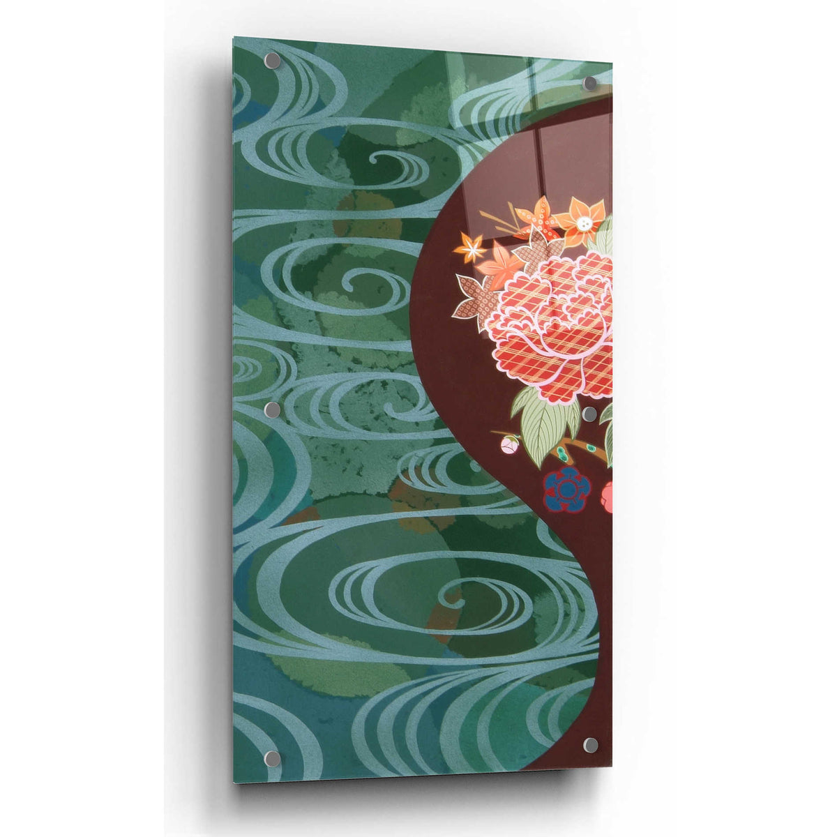Epic Art 'Running Water I' by Zigen Tanabe, Acrylic Glass Wall Art