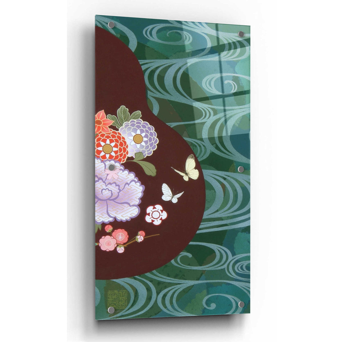 Epic Art 'Running Water II' by Zigen Tanabe, Acrylic Glass Wall Art