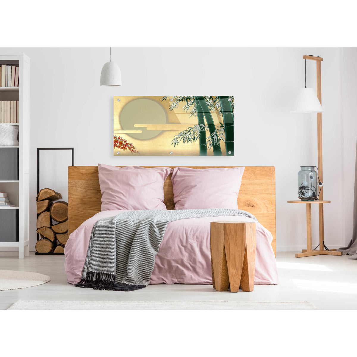 Epic Art 'Bamboo' by Zigen Tanabe, Acrylic Glass Wall Art,48x24