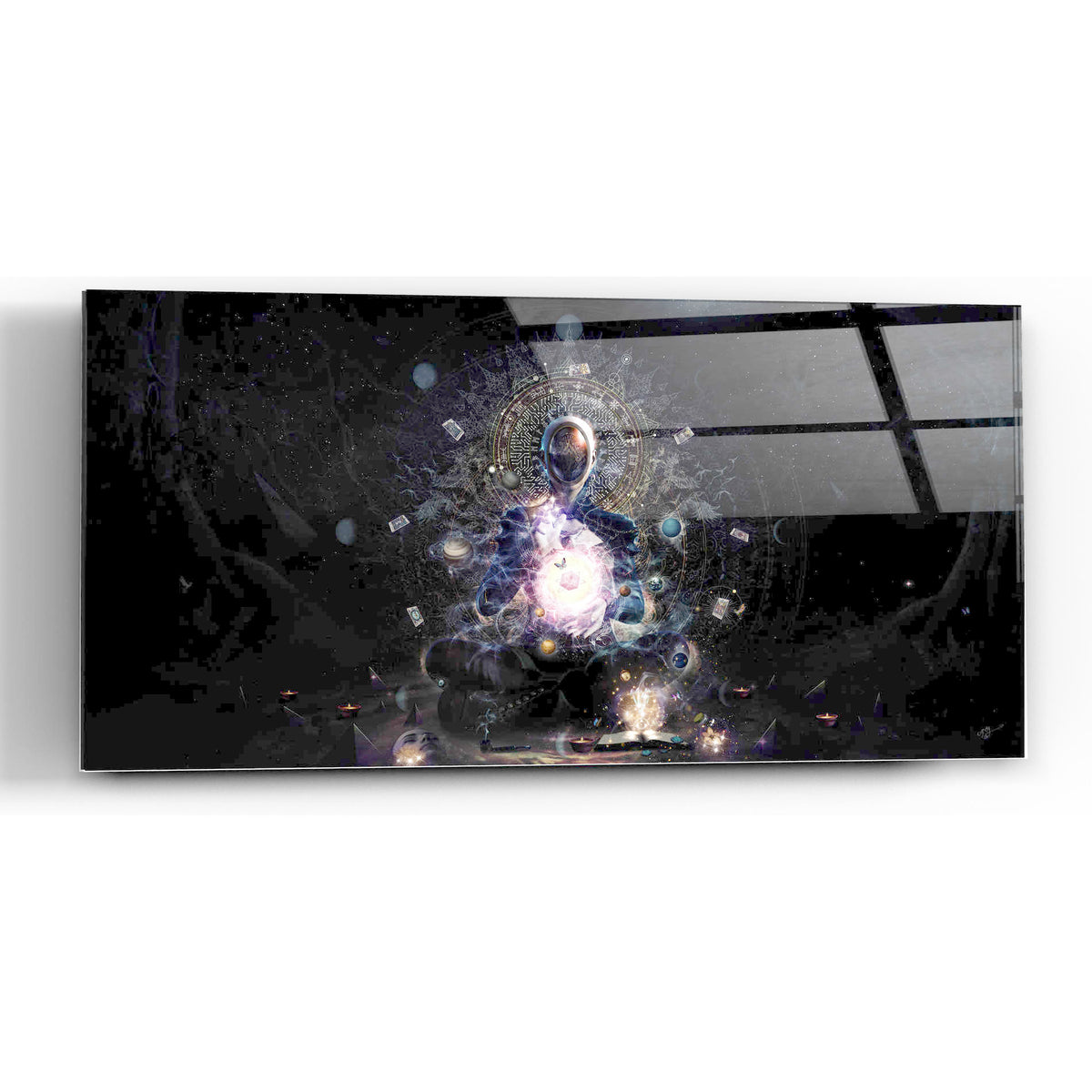 Epic Art 'Cosmic Ritual' by Cameron Gray, Acrylic Glass Wall Art