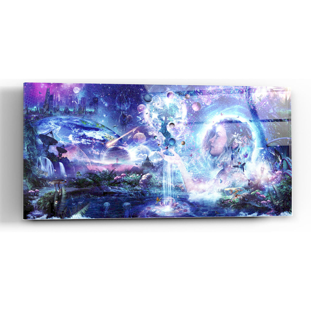 Epic Art 'Dancing Dreams' by Cameron Gray, Acrylic Glass Wall Art,24x12