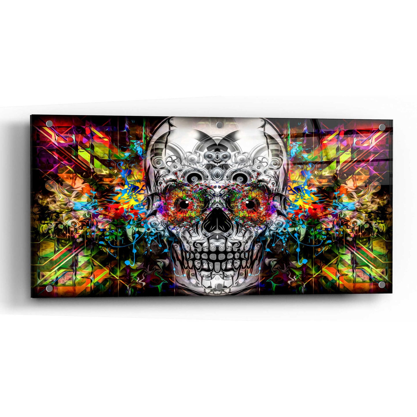 Epic Art 'The Effect,' Acrylic Glass Wall Art,48x24