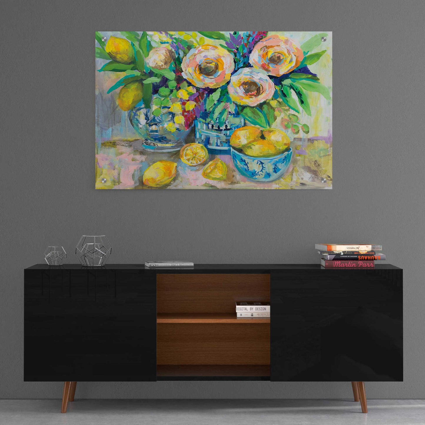 Epic Art 'Afternoon Lemonade' by Jeanette Vertentes, Acrylic Glass Wall Art,36x24