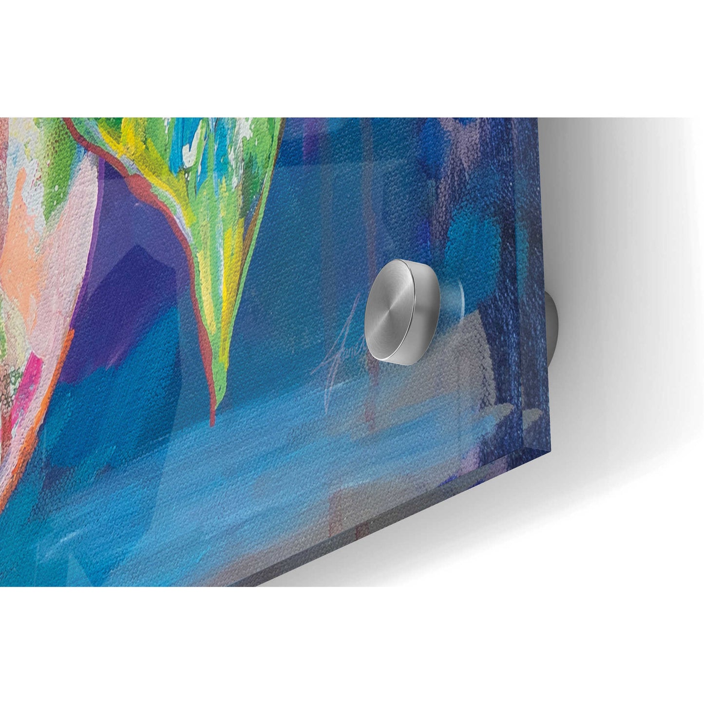 Epic Art 'Happiness' by Jeanette Vertentes, Acrylic Glass Wall Art,36x24