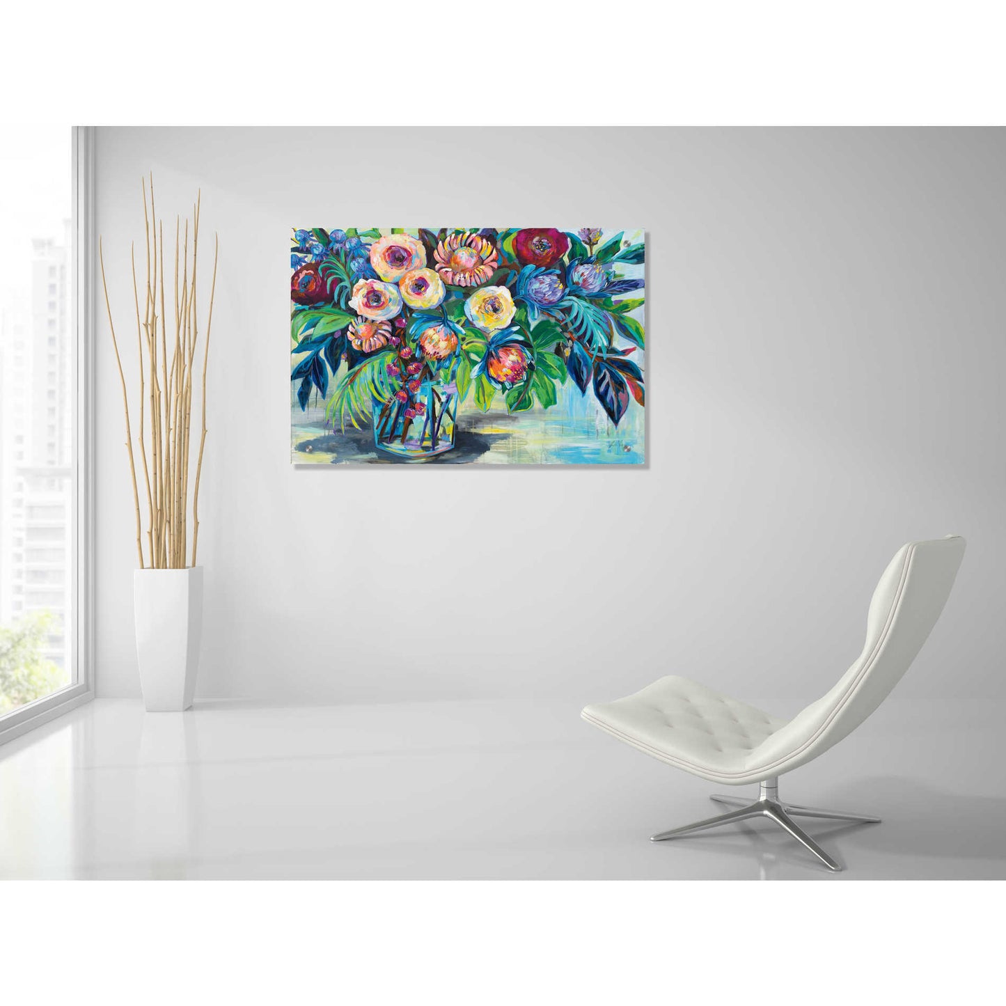 Epic Art 'Key West' by Jeanette Vertentes, Acrylic Glass Wall Art,36x24