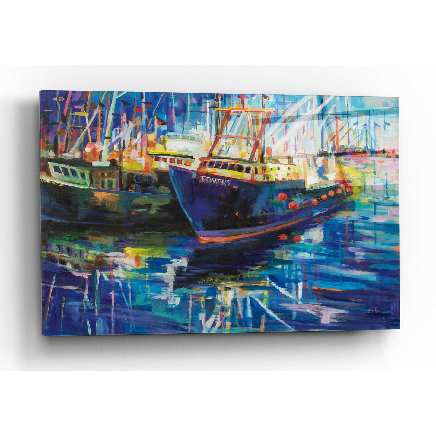 Epic Art 'In for the Night' by Jeanette Vertentes, Acrylic Glass Wall Art,24x16