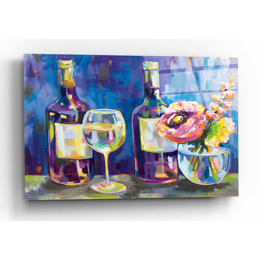 Epic Art 'Floral Party' by Jeanette Vertentes, Acrylic Glass Wall Art