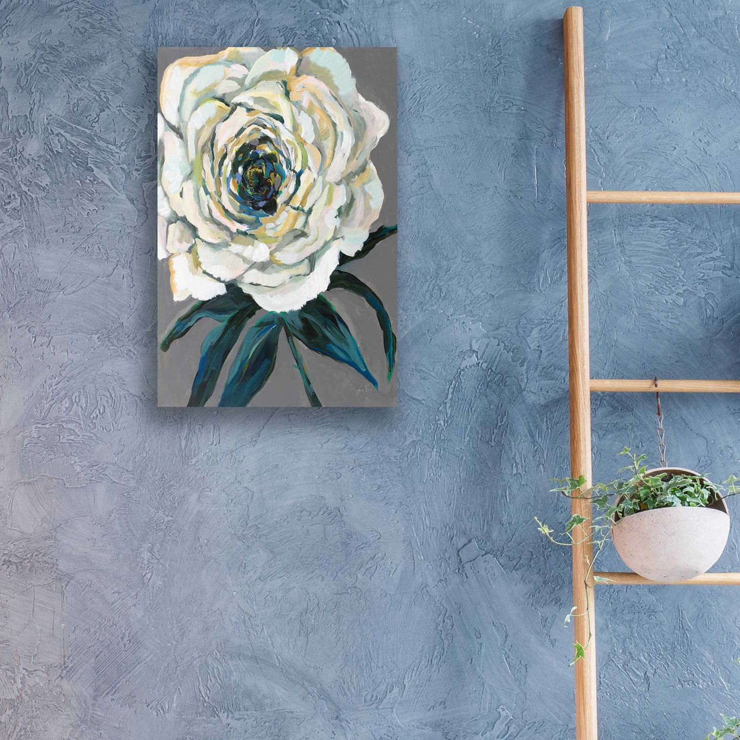 Epic Art 'Rose' by Jeanette Vertentes, Acrylic Glass Wall Art,16x24