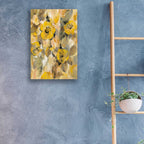 Epic Art 'Yellow Floral I' by Silvia Vassileva, Acrylic Glass Wall Art,16x24
