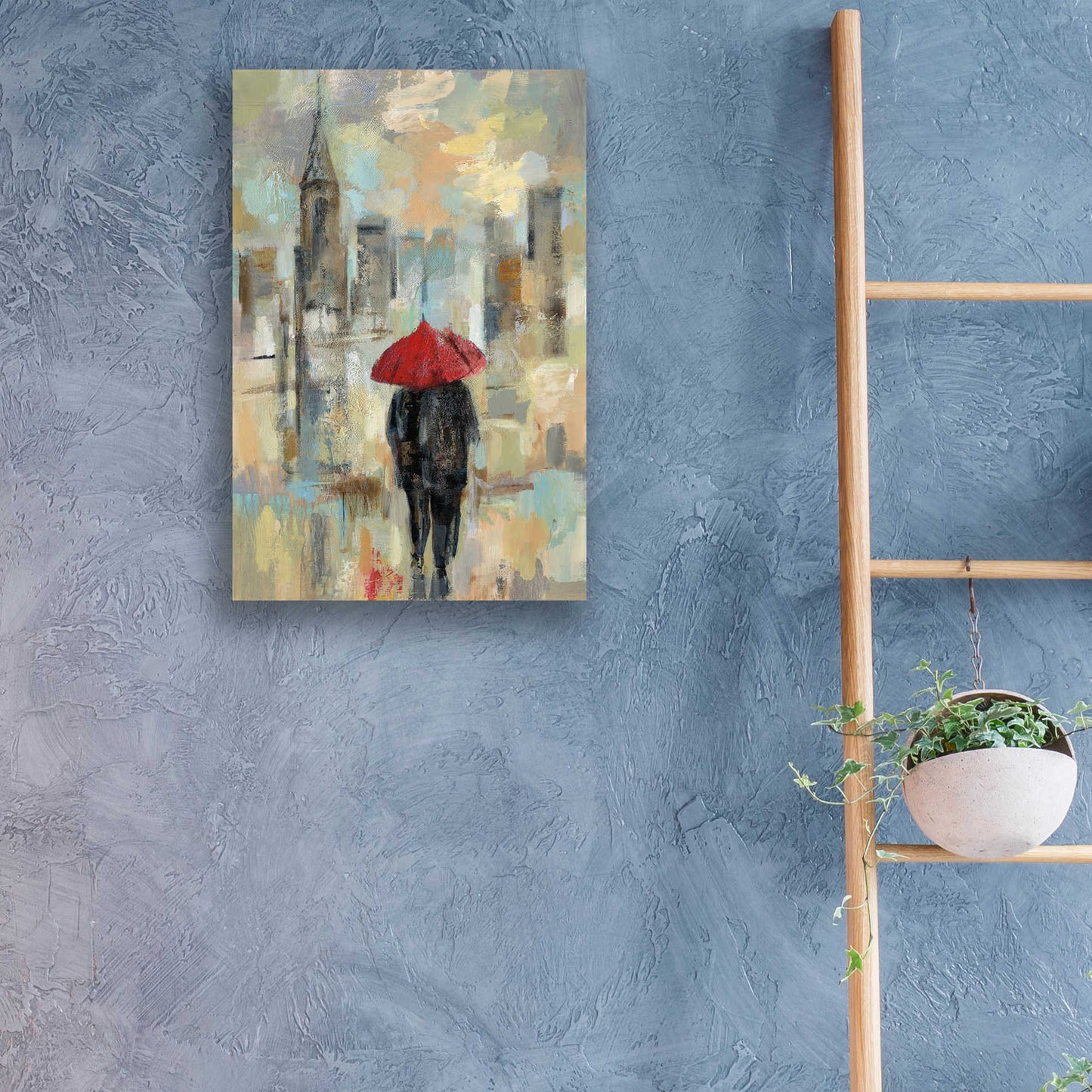 Epic Art 'Rain in the City I' by Silvia Vassileva, Acrylic Glass Wall Art,16x24