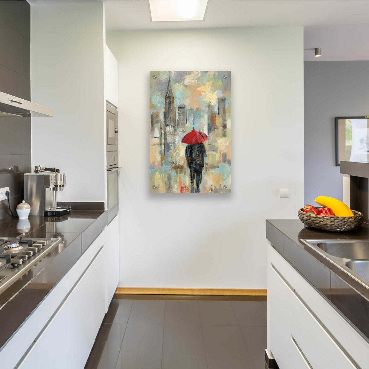 Epic Art 'Rain in the City I' by Silvia Vassileva, Acrylic Glass Wall Art,24x36