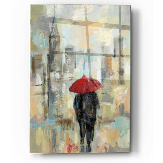 Epic Art 'Rain in the City I' by Silvia Vassileva, Acrylic Glass Wall Art