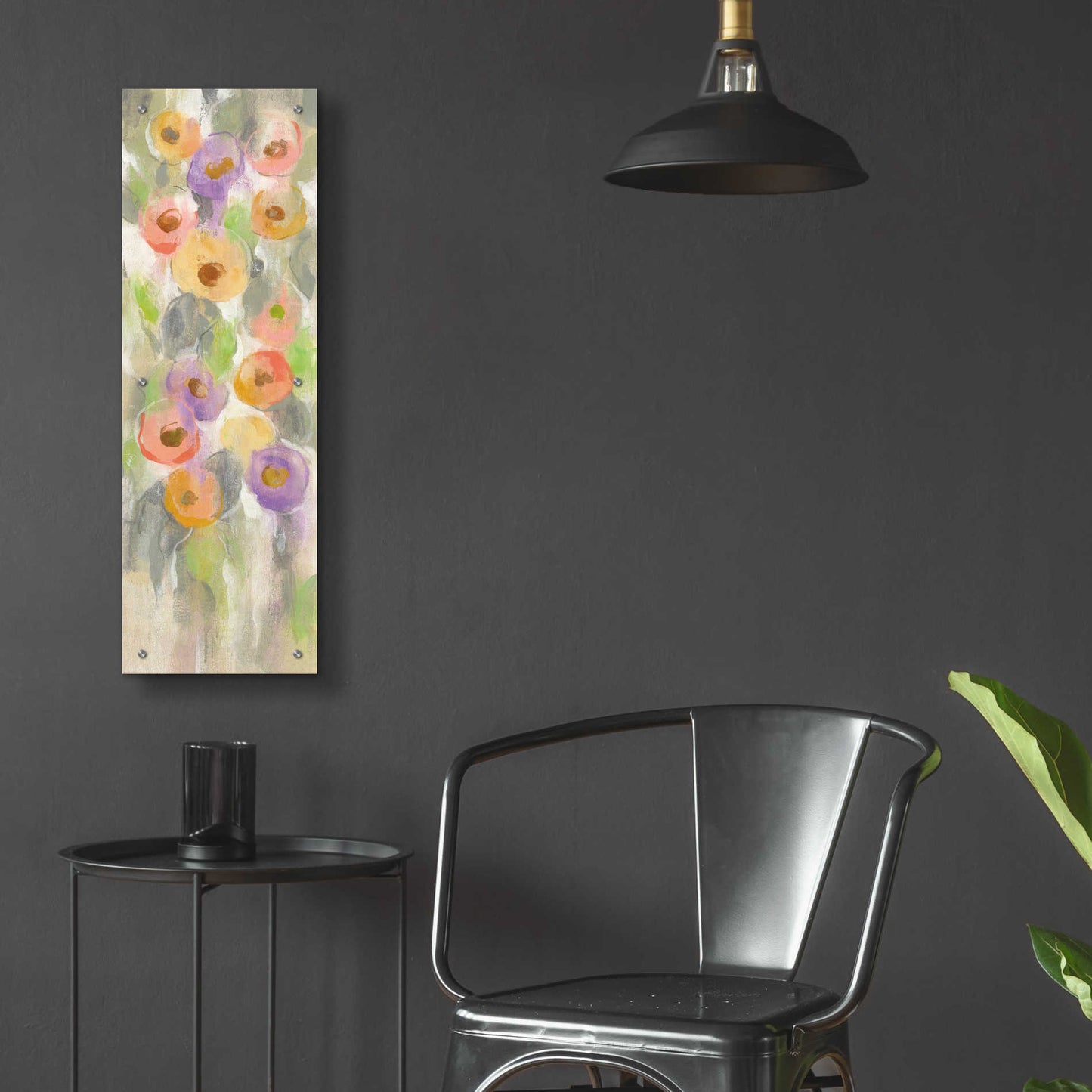 Epic Art 'Dreamy Flowers II' by Silvia Vassileva, Acrylic Glass Wall Art,12x36